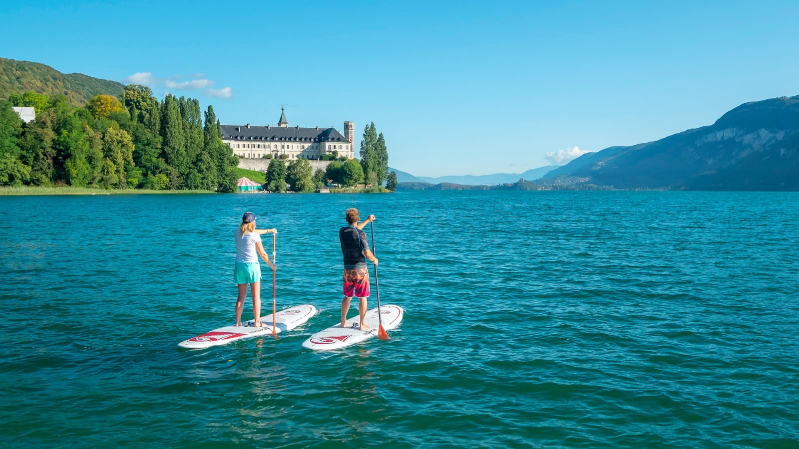 Stand-up paddle au Lac du Bourget (73)