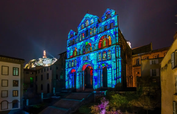 Le Puy-en-Velay (43) - Spectacle Puy de Lumières, Cathédrale du Puy-en-Velay