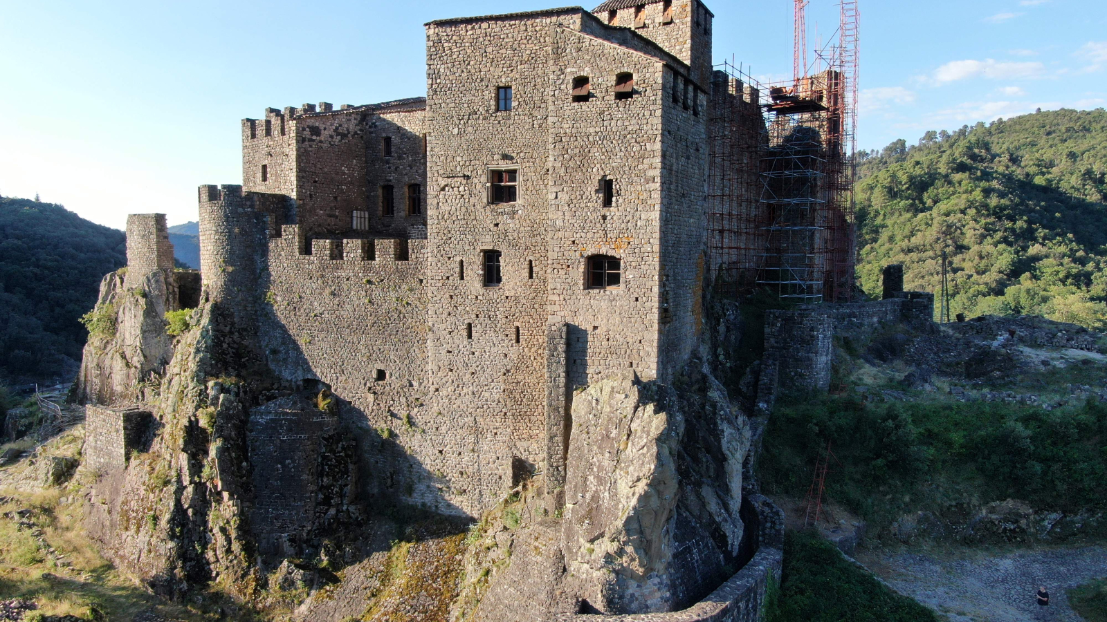 Vue d'ensemble du Château de Ventadour