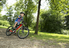 Our professional instructors will teach your child the ins and outs of mountain biking