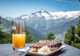 Montée gourmande en altitude au Chalet la Fema à Val Cenis-Lanslevillard