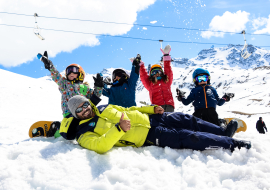 Snowboard Children group lessons