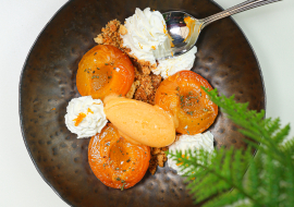 Dessert abricots