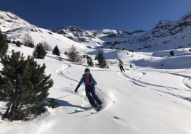 Ski hors pistes