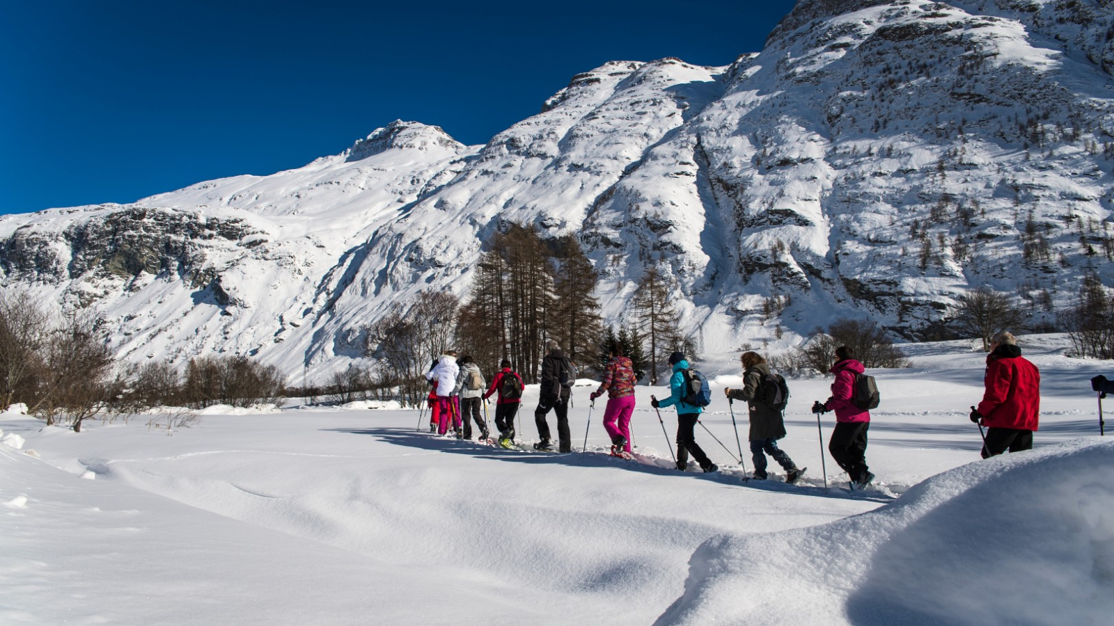 Snowshoe outing with the Esf de Bessans