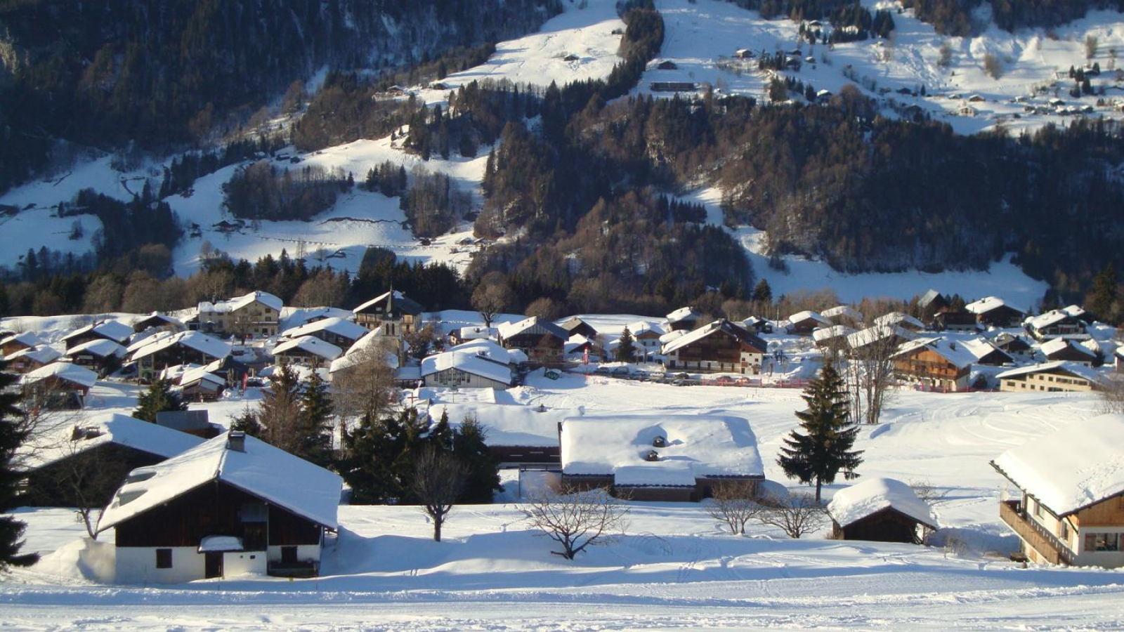 village de CREST-VOLAND l'hiver