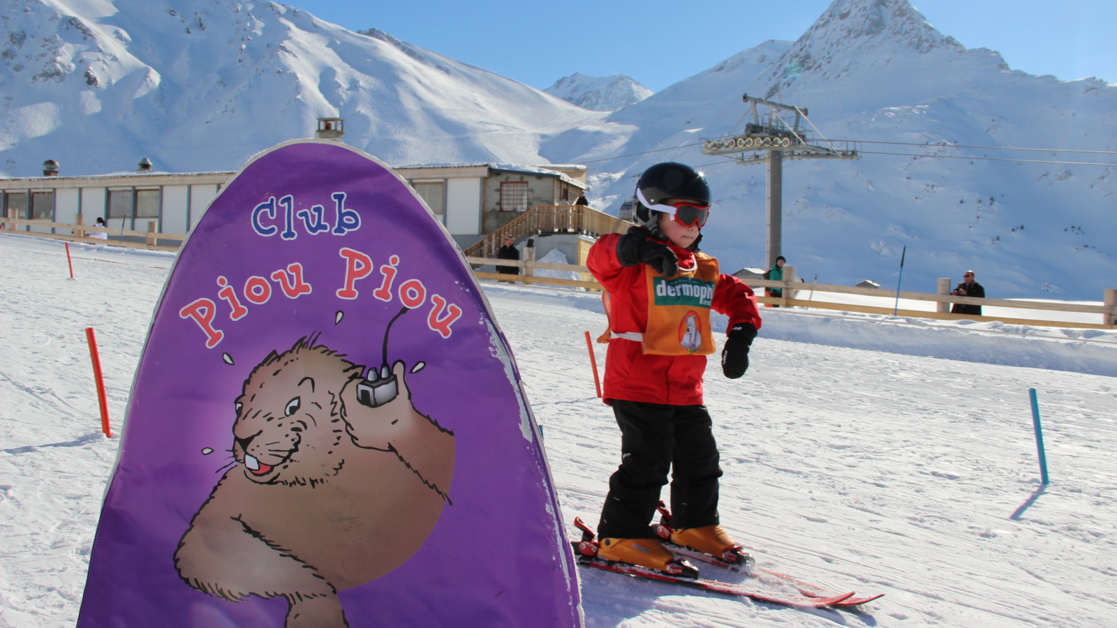 Children's ski lessons with ESF Valfréjus