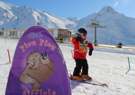 Children's ski lessons with ESF Valfréjus