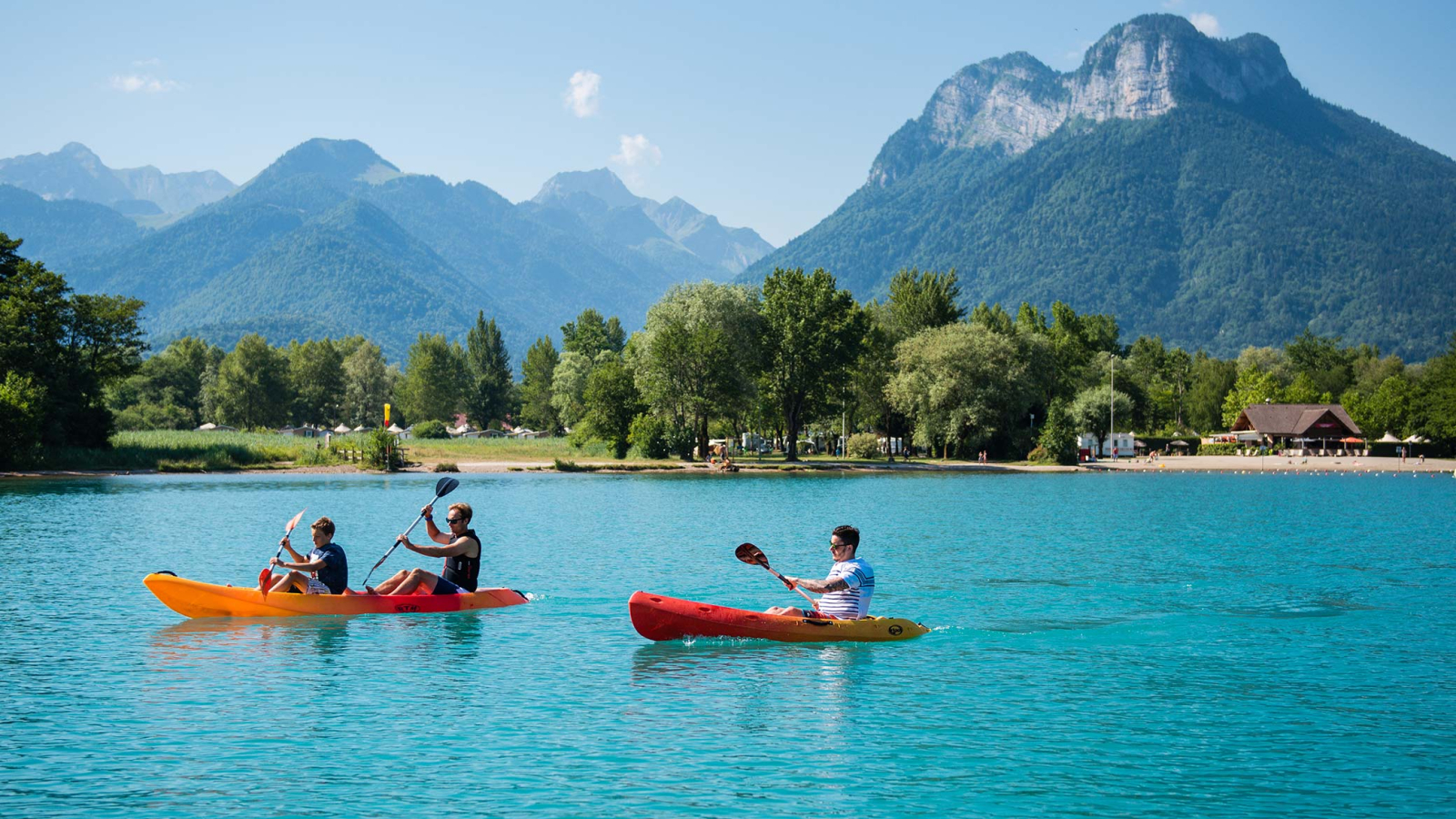 Location de kayak sur le lac d'Annecy
