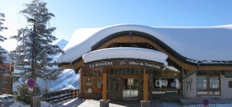 La Rosière Tourist Office in winter