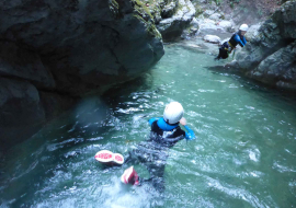 Canyoning family discovery