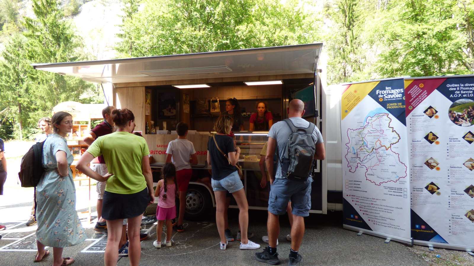 Dégustation food truck de la Route des Fromages de Savoie