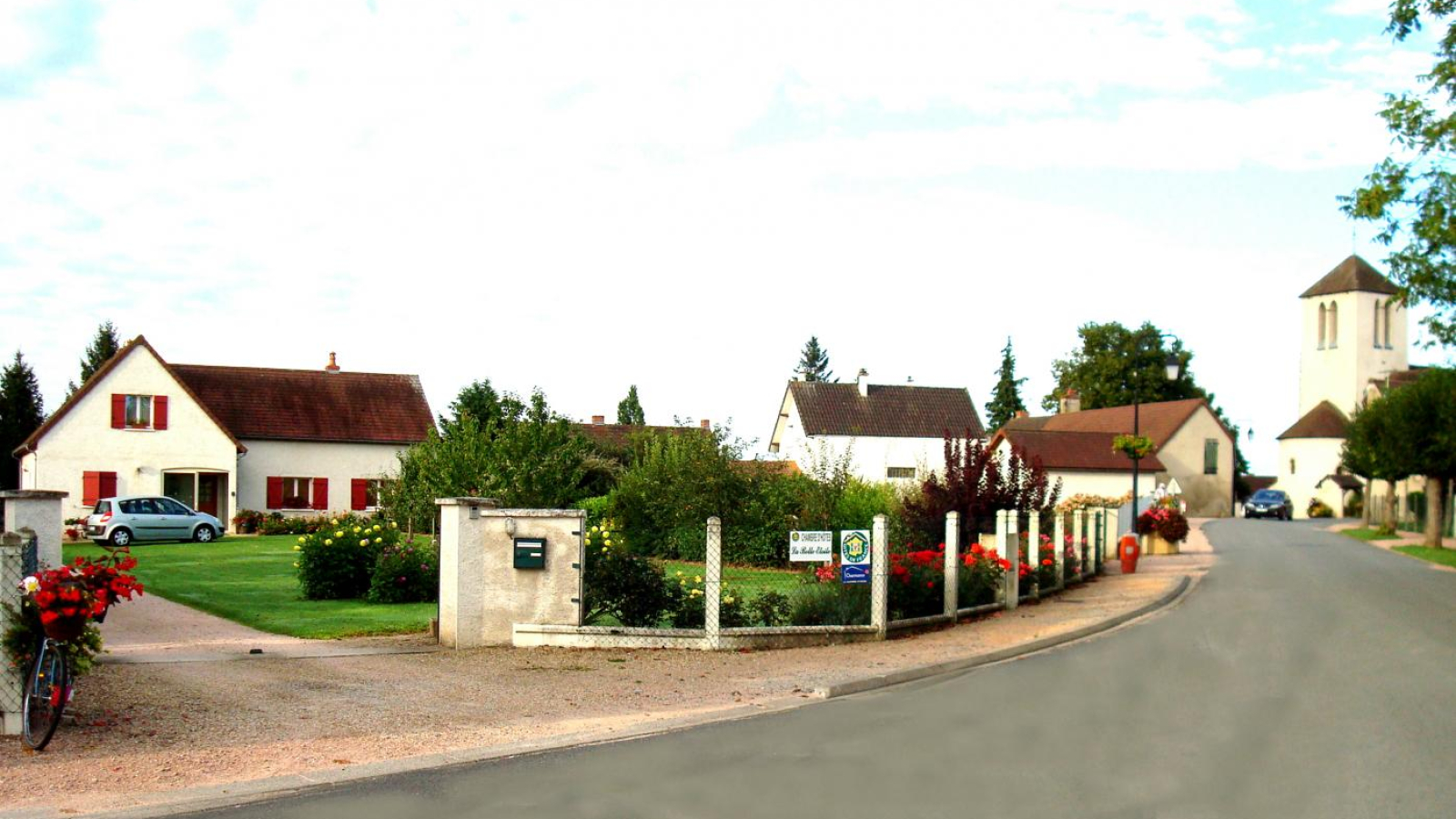 Localisation dans le village