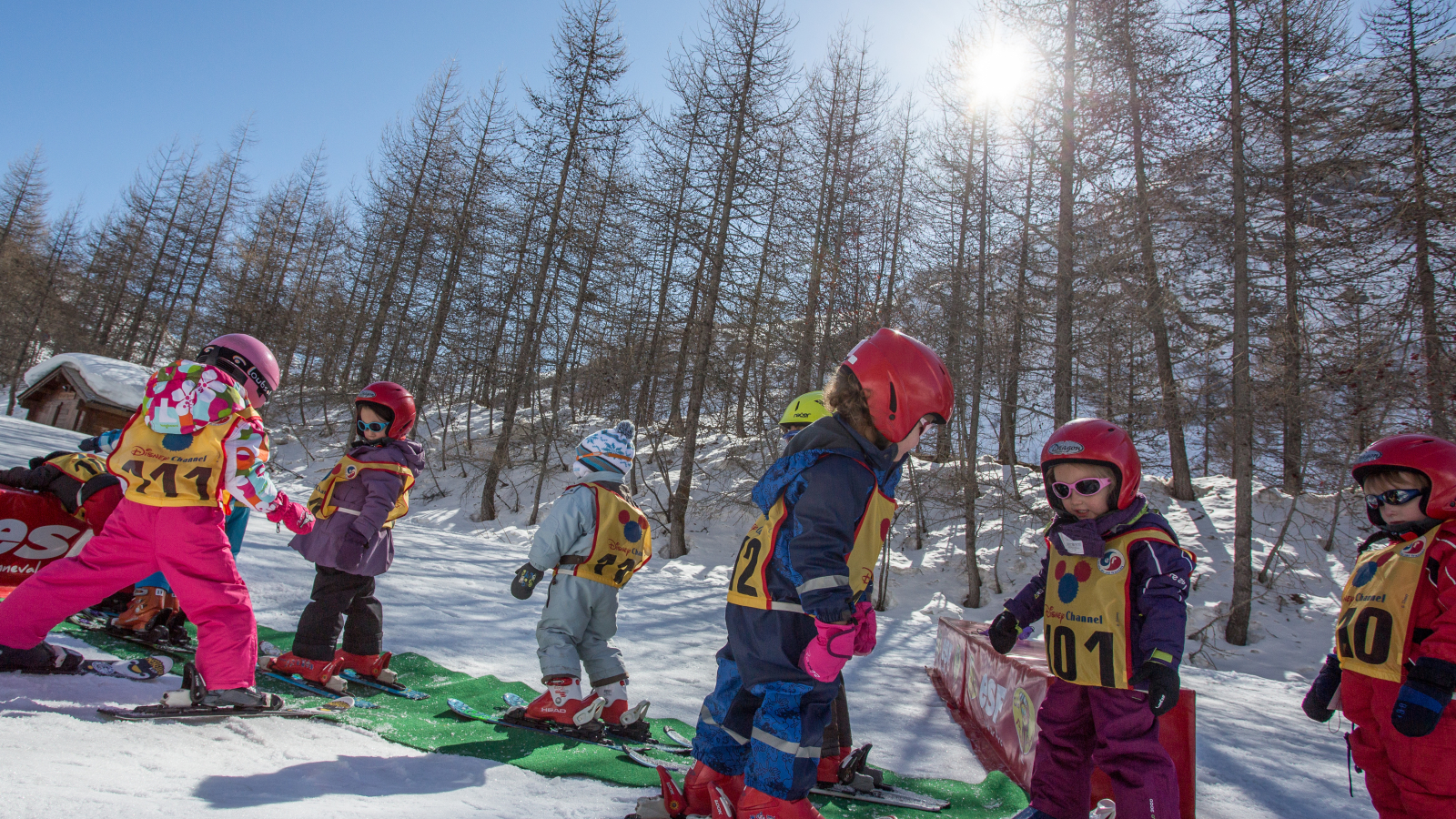 Cours de ski enfants avec l'ESF de Bonneval sur Arc