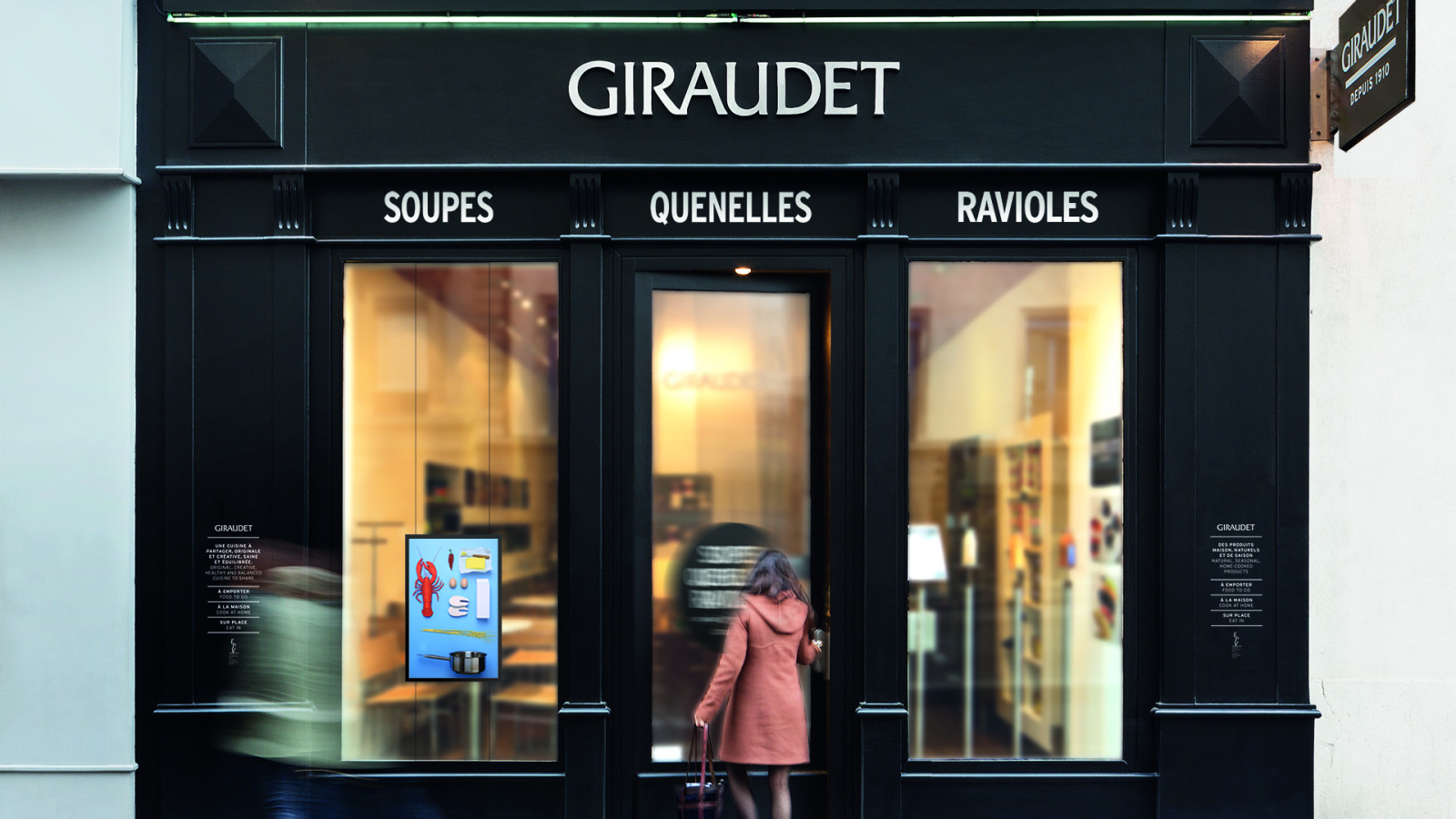 Devanture boutique Giraudet Bellecour