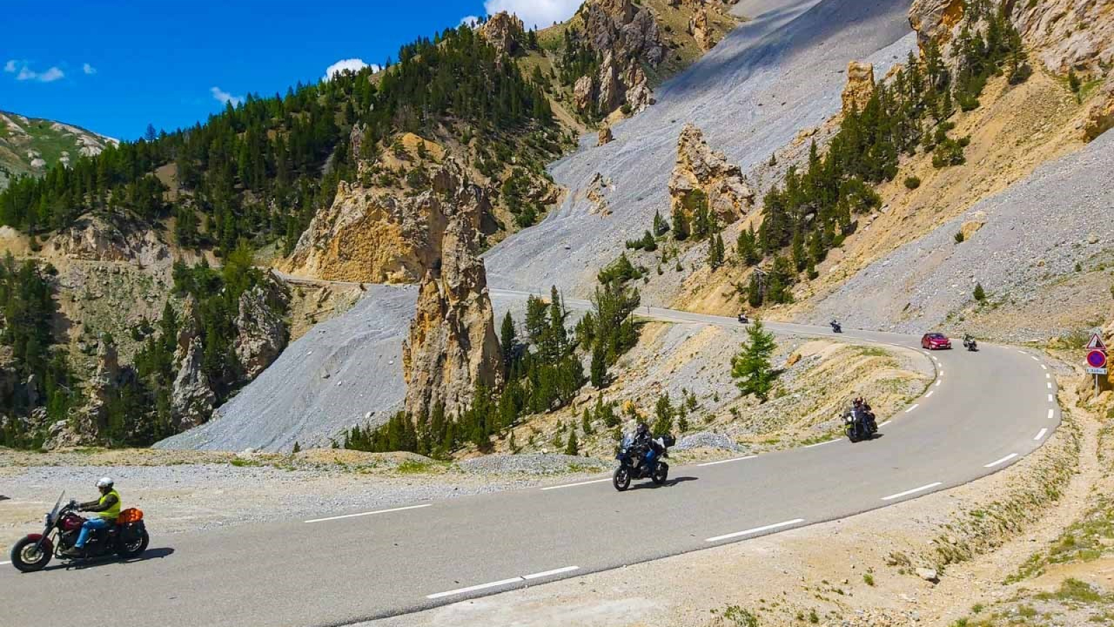 Col d'Izoard à moto