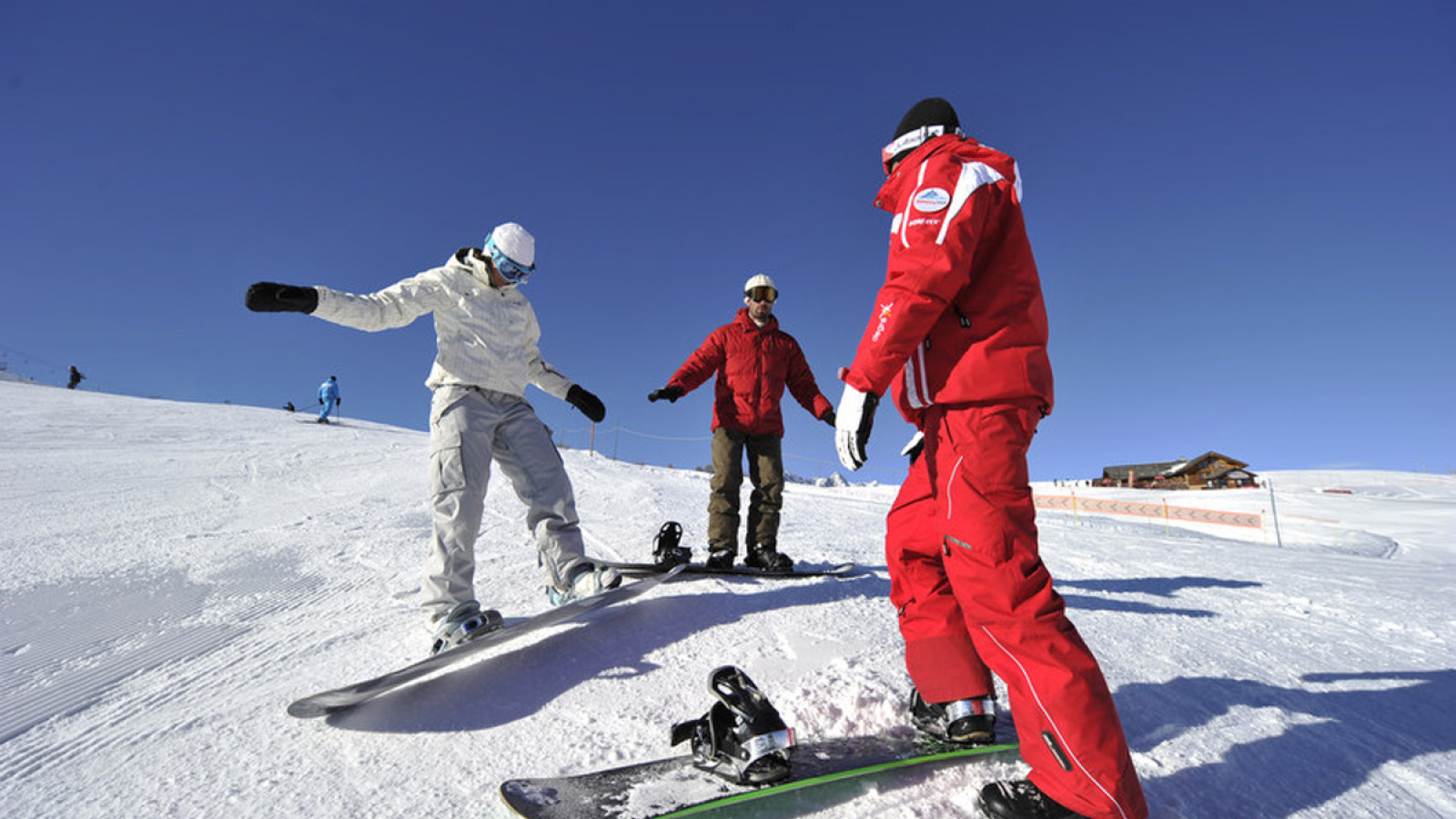 Snowboard training course
