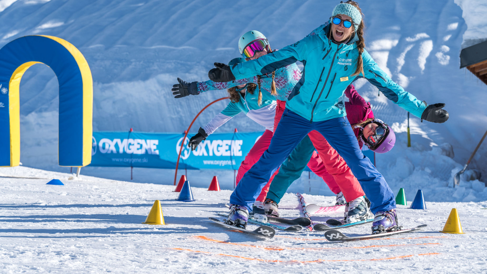 Ski lessons are centred around fun games and activities so they learn to ski whilst enjoying themselves.