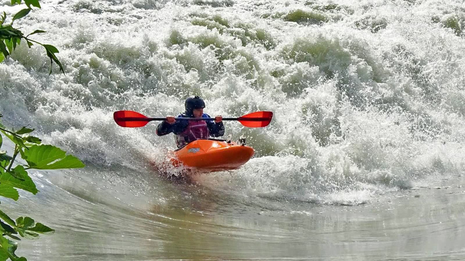 Entrainement kayak de rivière