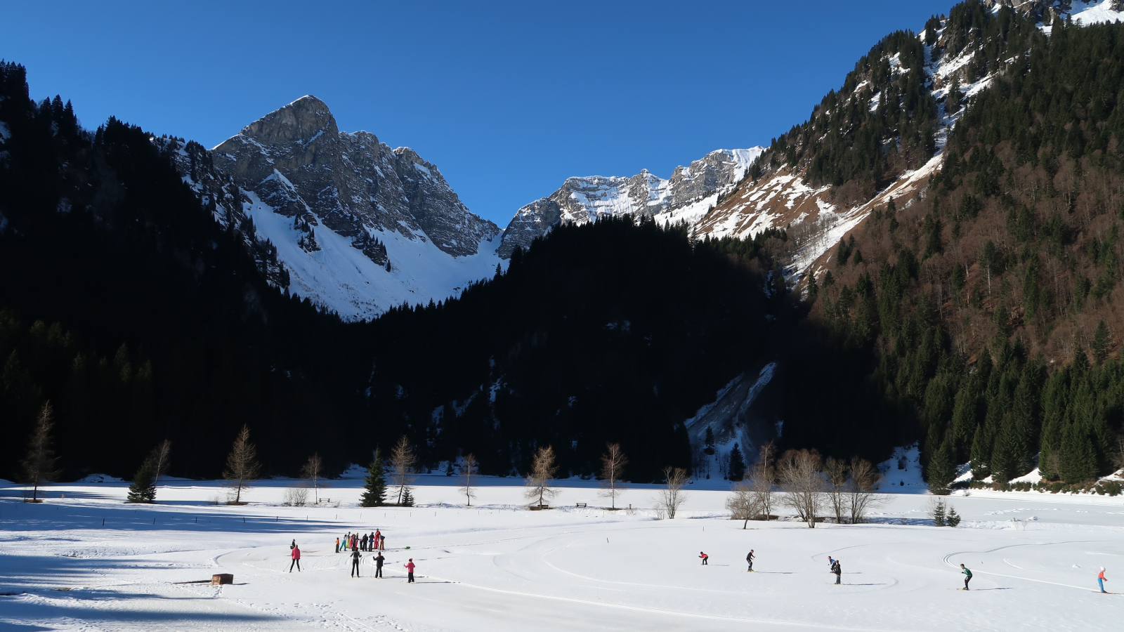 Cours de ski pour les groupes d'enfants avec l'ESF d'Abondance