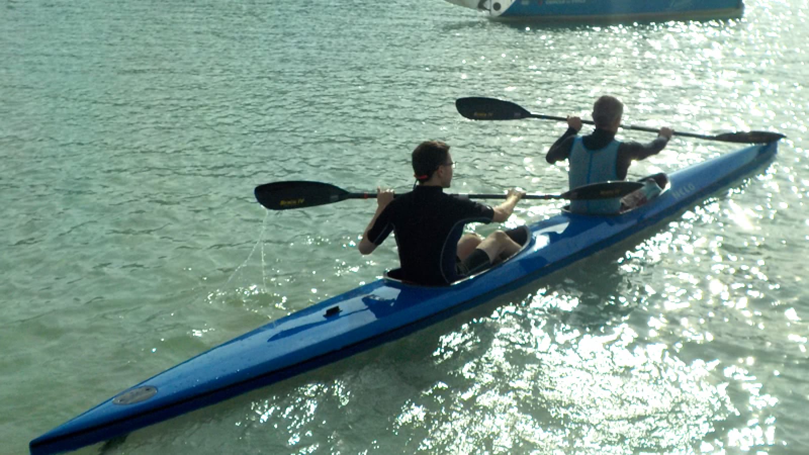 Entrainement kayak en ligne