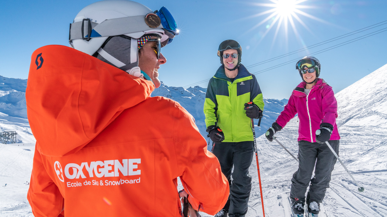 Cours de ski  avec Oxygène