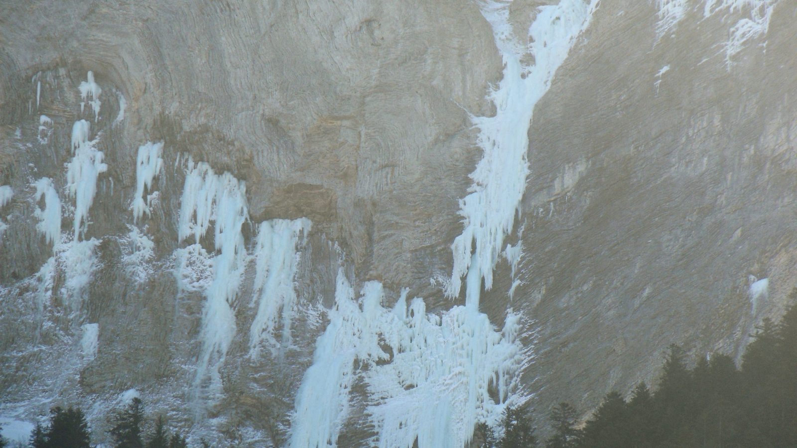 Cascade de glace de Chamousset