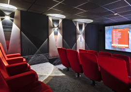 Salle de cinéma 14 personnes - Privatisation réunion - Résidence Et Hôtel Alexane - Samoens Alpes de Haute Savoie