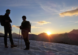 Randonnée glaciaire avec le bureau des Guides Savoie Maurienne