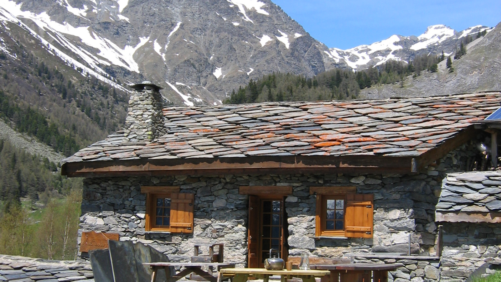 L'Estiva, alpine restaurant in the Polset valley above Modane