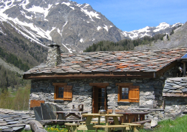 L'Estiva, alpine restaurant in the Polset valley above Modane