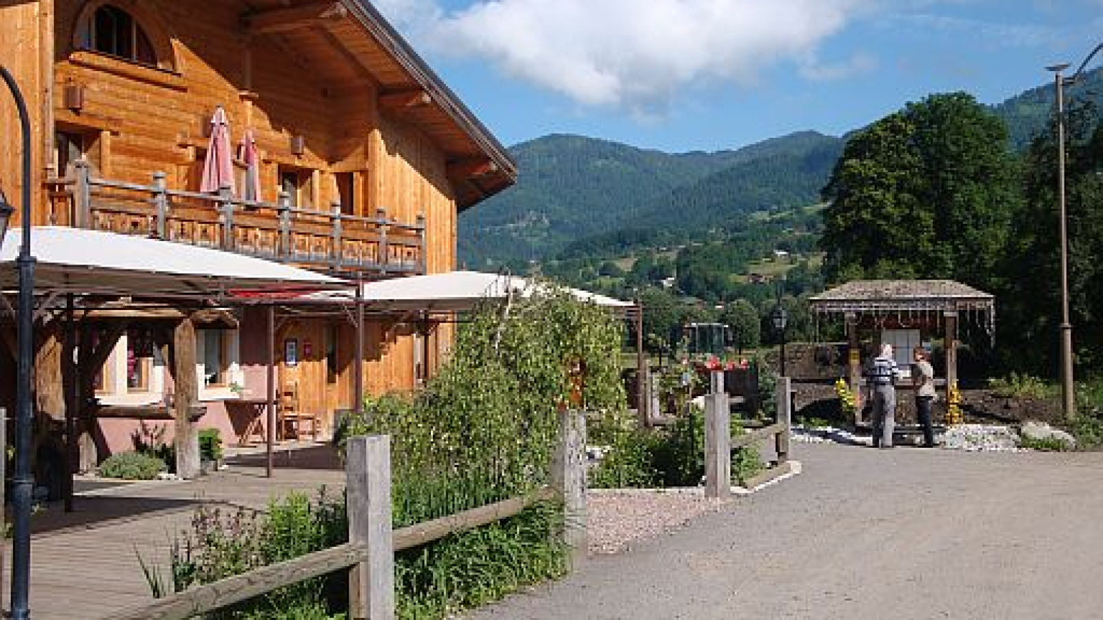 View of the chalet in summer