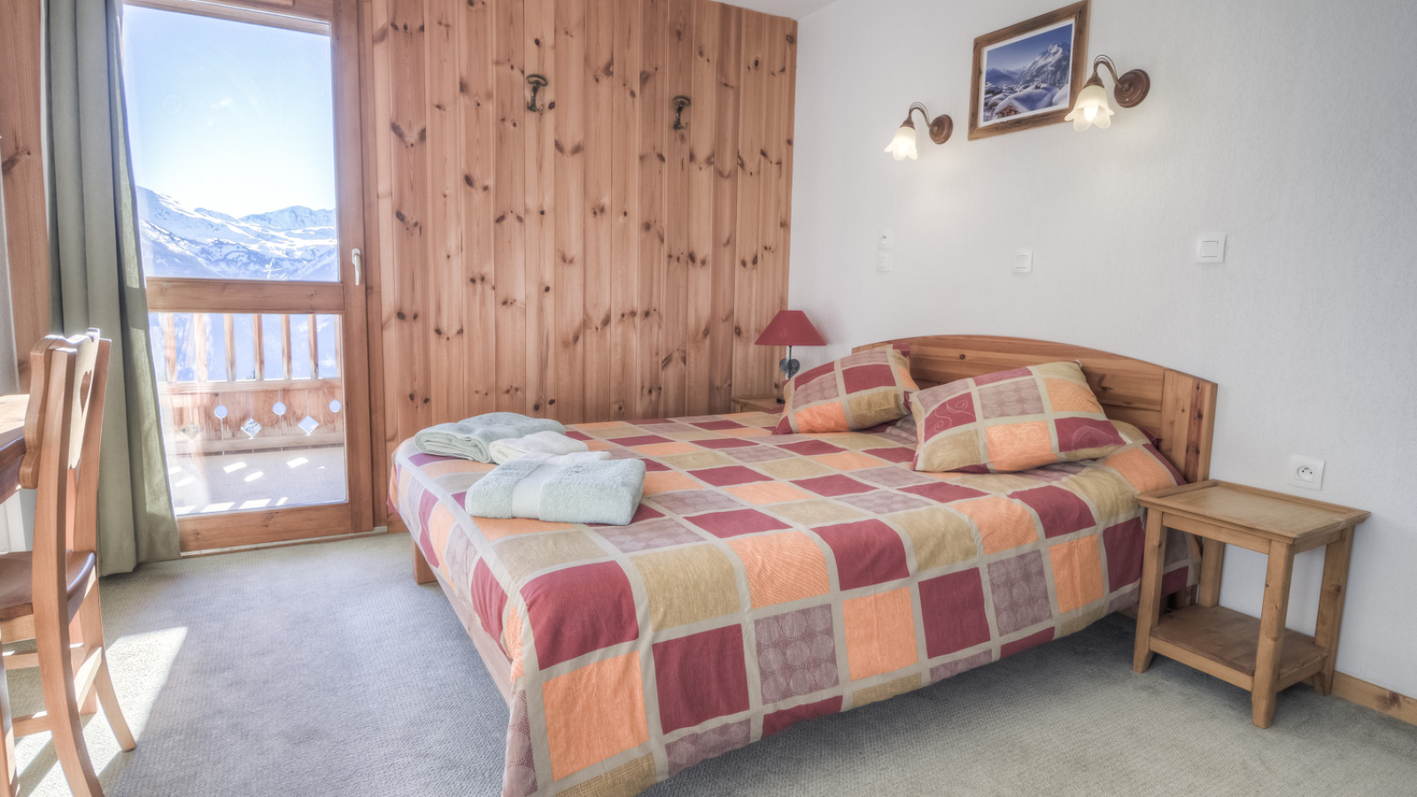 Bedroom in the Grand Planica apartment