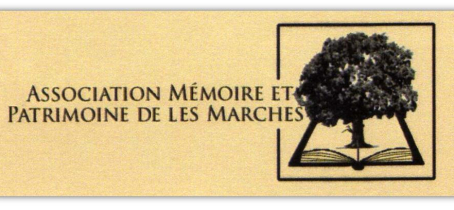 Logo mémoire et patrimoine de les marches