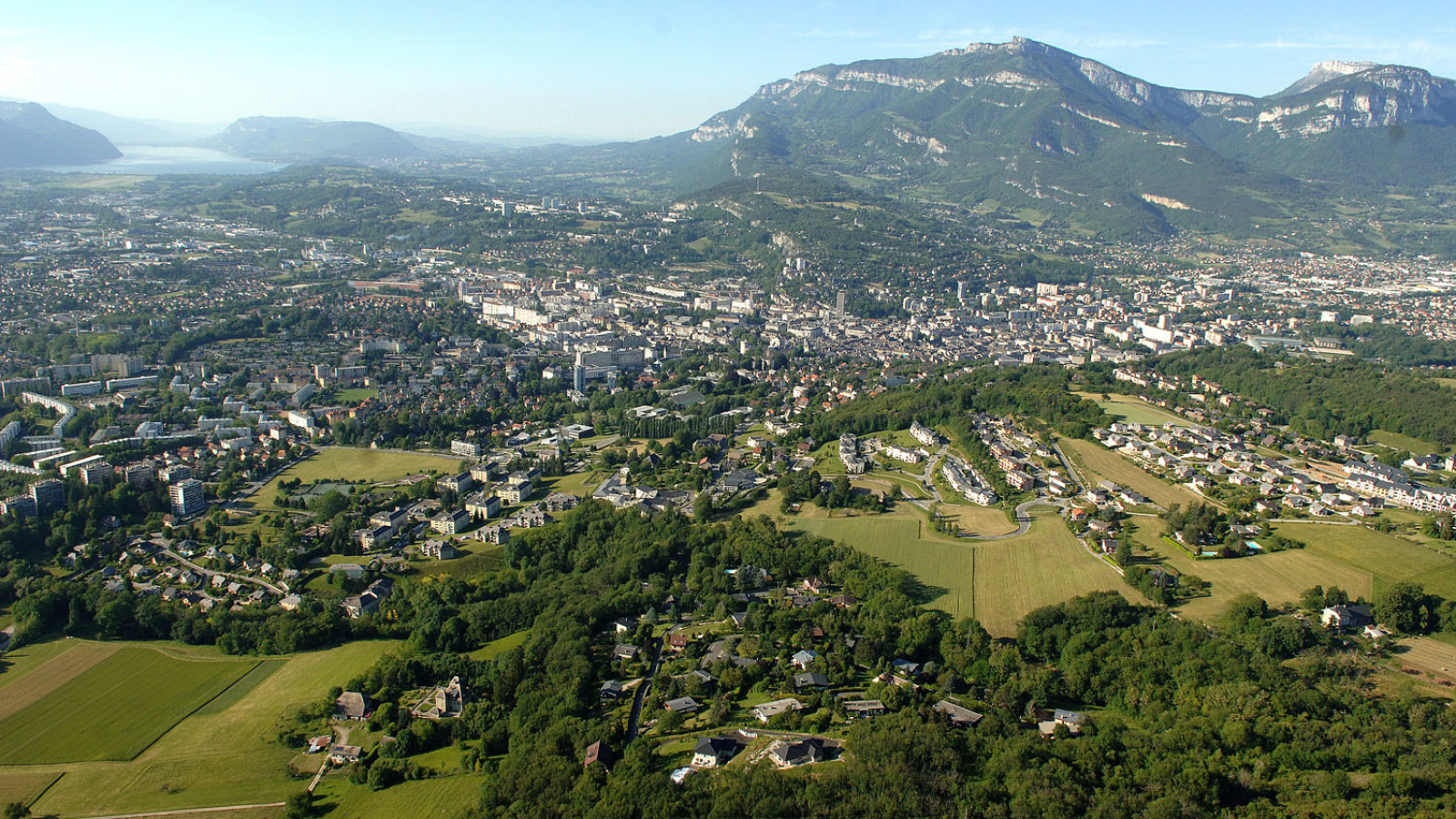 View of Chambery and its surroundings