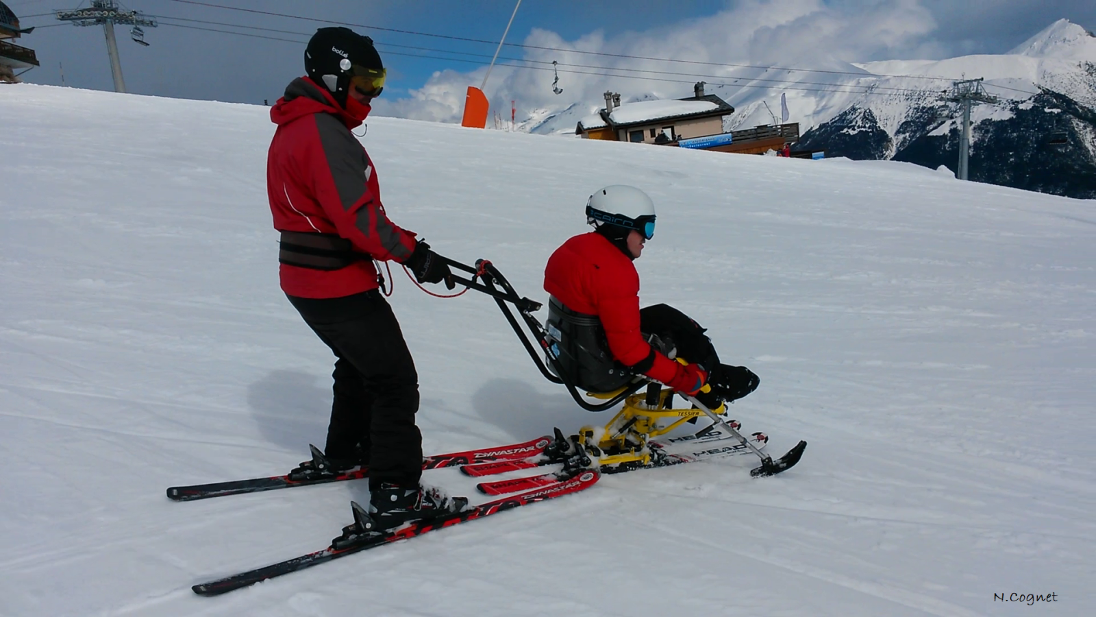 Dual ski avec Ecole de ski 'Loisirs & Glisse pour tous'