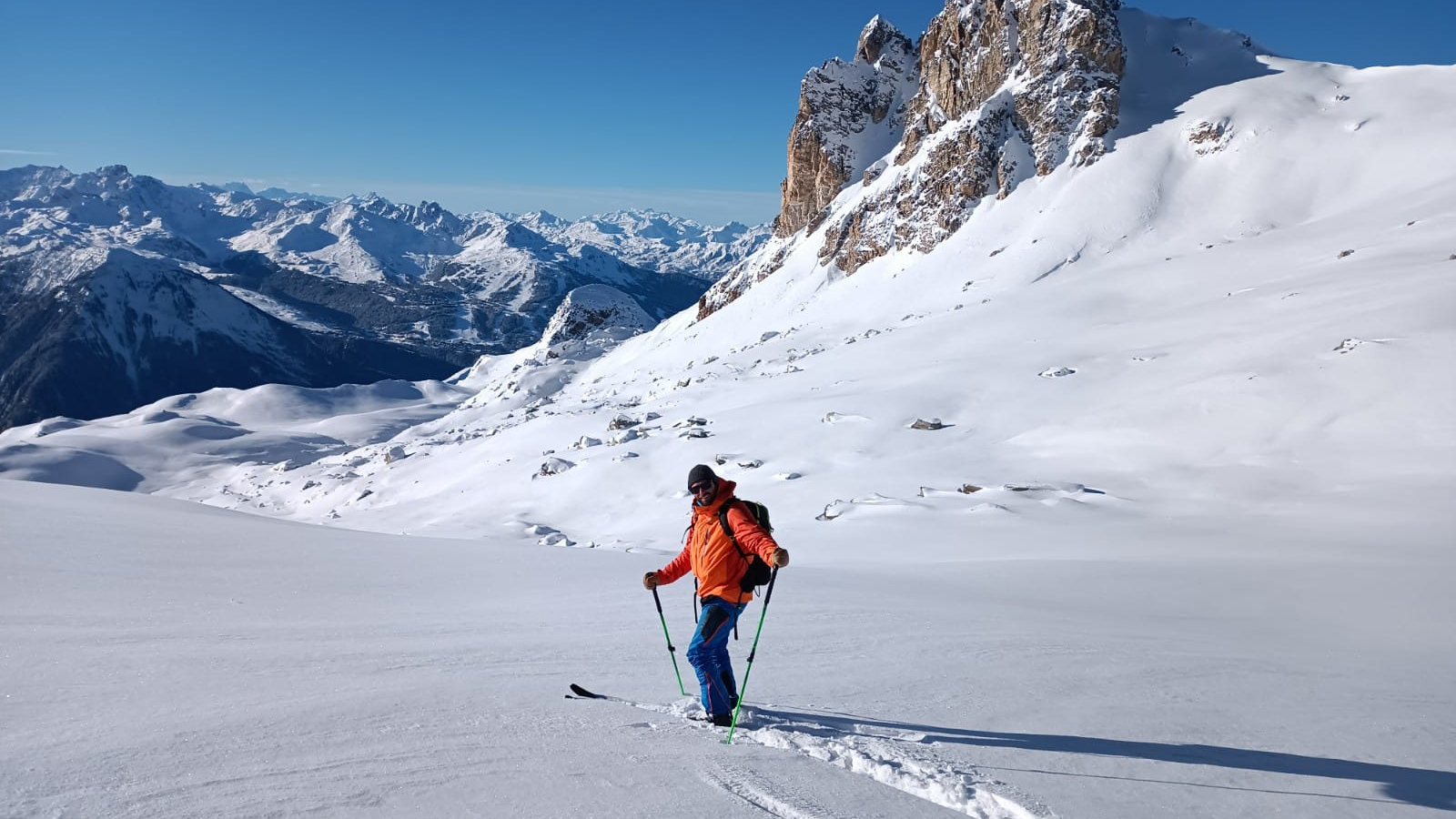 Ski touring with Jérémy Vibert