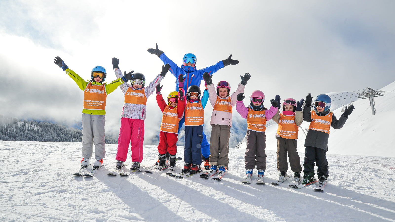 We fill our lessons with fun and engaging games and activities to encourage a positive attitude to all-things-ski.