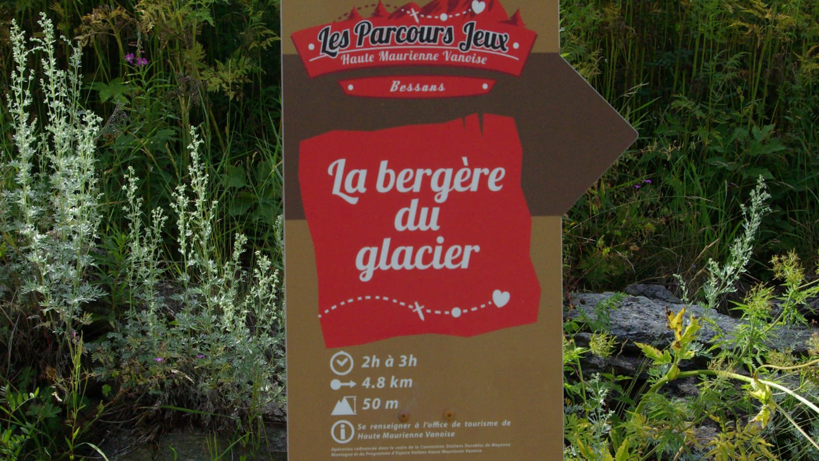 Parcours-jeu 'la Bergère du Glacier' à Bessans