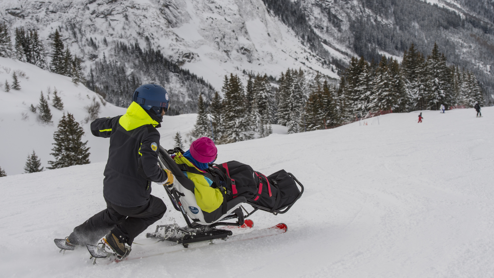 Ski assis avec l'AOT Pralognan-la-Vanoisenaé