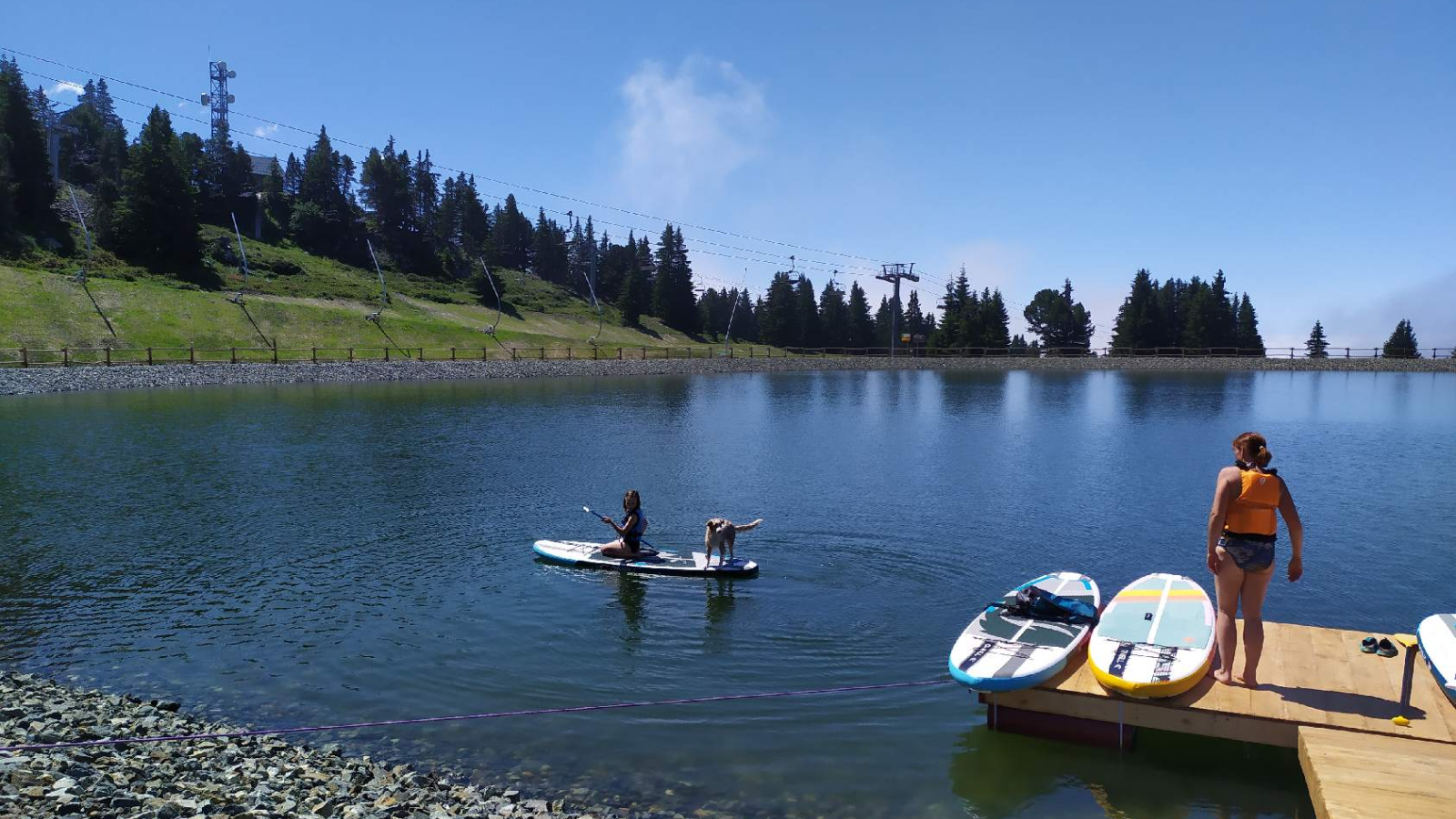Photo de l'activité Stand Up Paddle au Lac de Roche