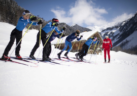 ski de fond cours collectifs enfants et ados