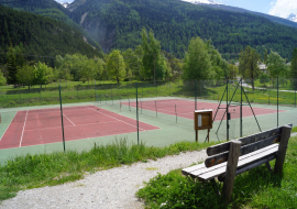 Terrains de tennis à Bramans
