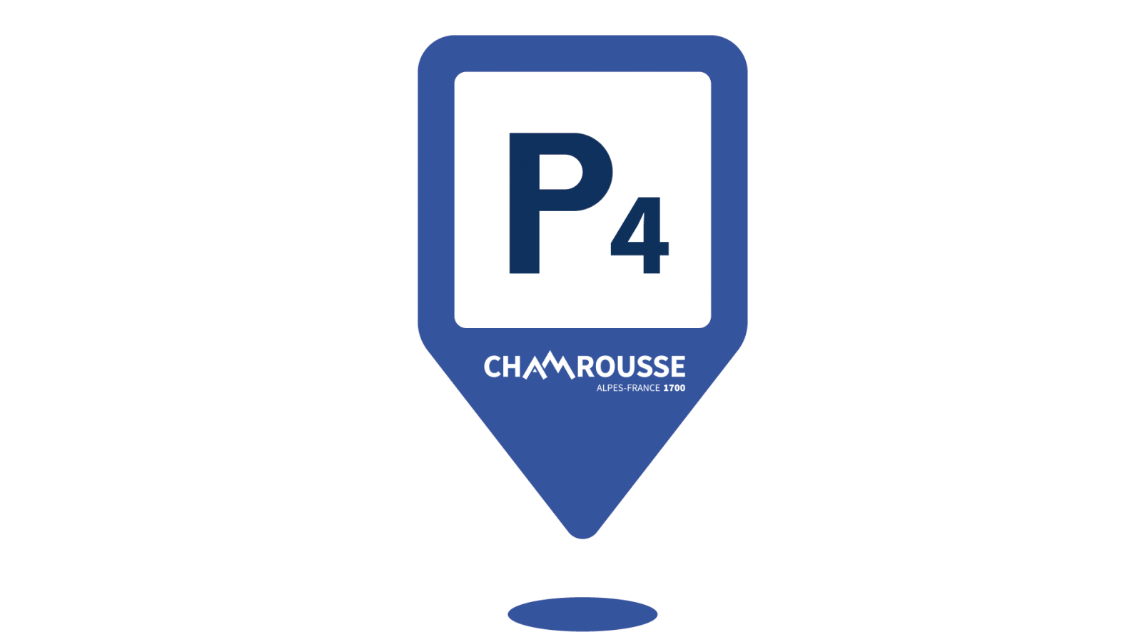 Picto parking Roche Béranger P4 Chamrousse