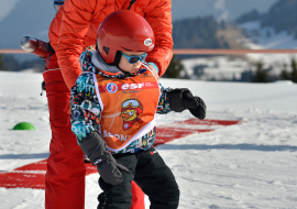 Cours de ski sur le domaine skiable de l'Essert avec l'ESF