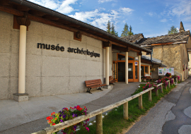 Exterior view of the Archaeology Museum of Sollières-Sardières