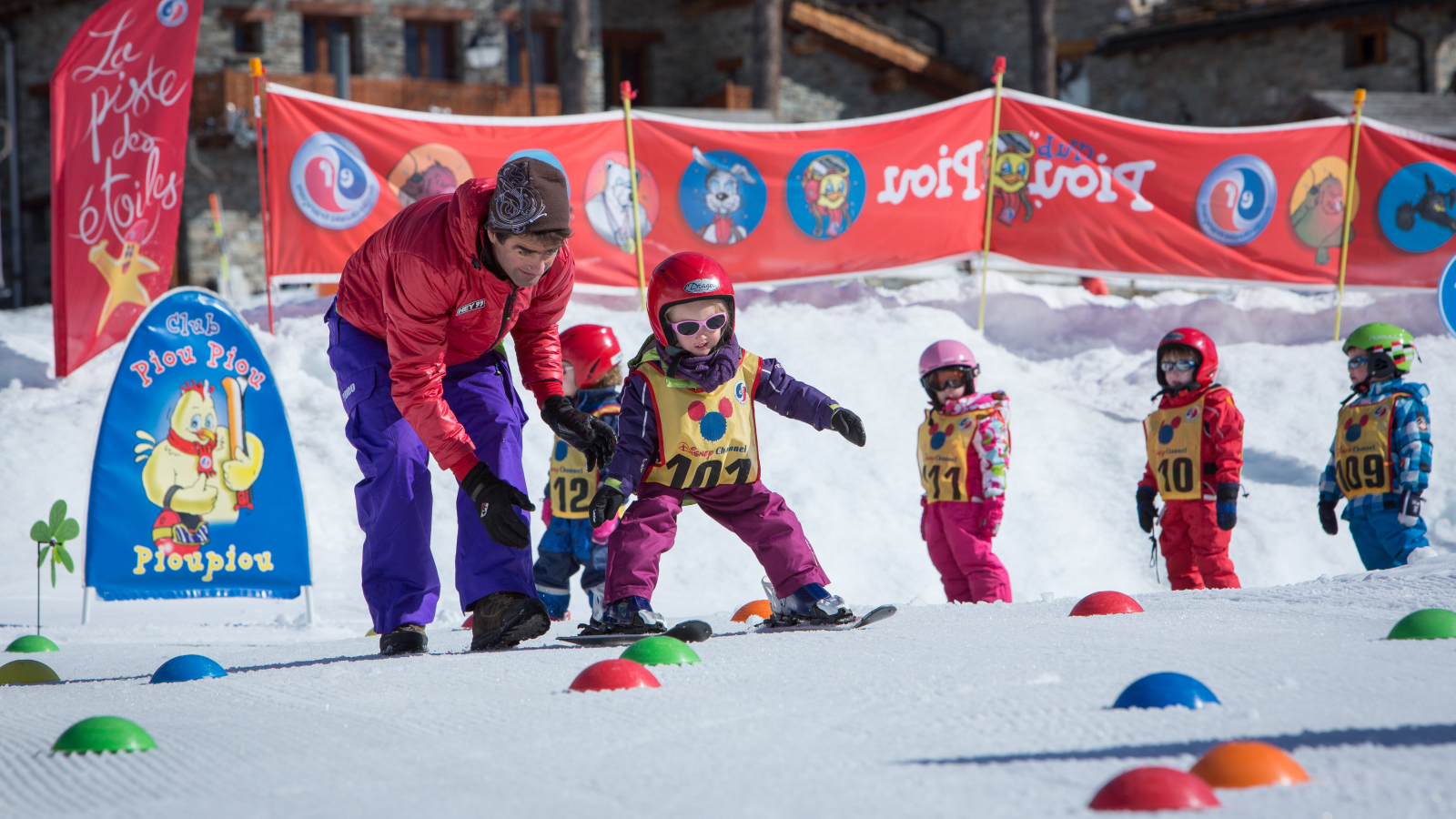 Cours de ski enfants avec l'ESF de Bonneval sur Arc