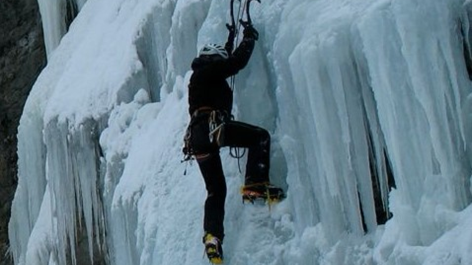 grimpe sur glace