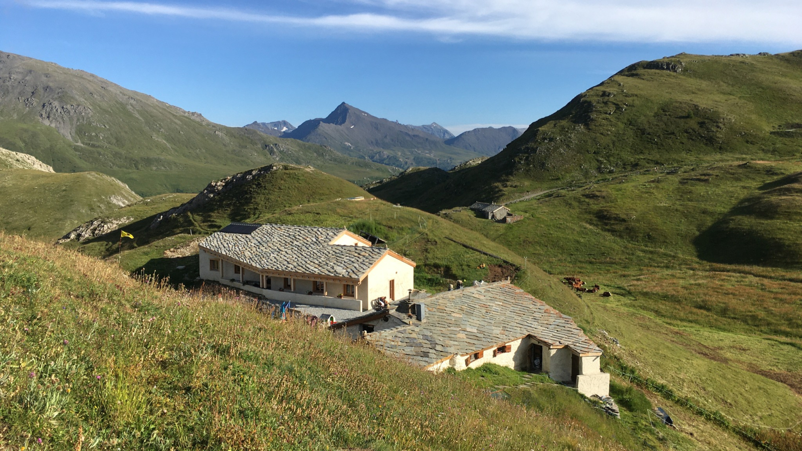 in Val Cenis-Termignon, the Bellecombe refuge