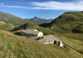 in Val Cenis-Termignon, the Bellecombe refuge